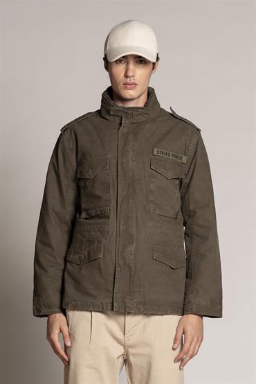 FIELD JKT TWILL STRETCH F/D MIL.GREEN