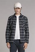 WESTERN SHIRT REGULAR L/S FLANNEL SOFT NAVY