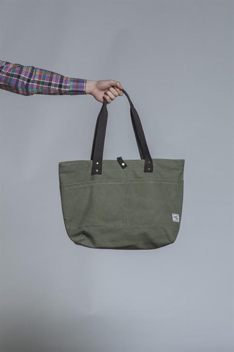 BAG CANVAS MIL.GREEN