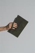 POCHETTE BAG SUEDE GREEN