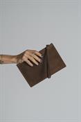 POCHETTE BAG SUEDE BROWN