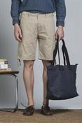 CARGO SHORT COMF.COTTON SLUB F/D DESERT
