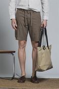 CARGO SHORT COMF.MIXED LINEN G/D MUD