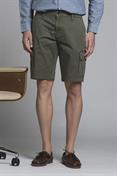 CARGO SHORT COMF.TWILL STRETCH G/D MIL.GREEN