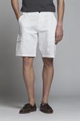 CARGO SHORT COMF.TWILL STRETCH G/D WHITE