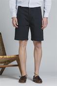CHINO SHORT WORK COMF.CANVAS F/D NAVY
