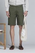 CHINO SHORT WORK COMF.CANVAS F/D MIL.GREEN