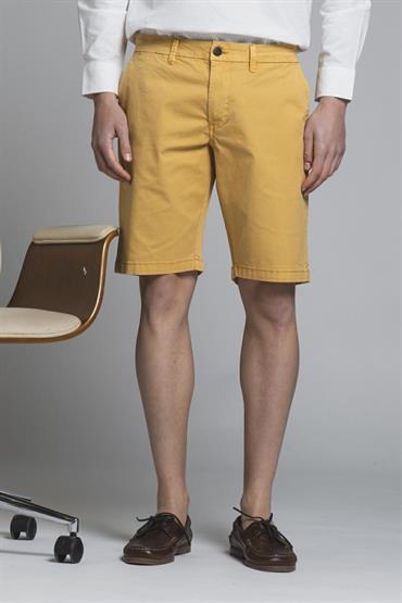 CHINO SHORT COMF.TWILL STRETCH G/D DK.YELLOW