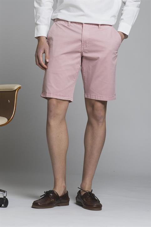 CHINO SHORT COMF.TWILL STRETCH G/D OLD PINK