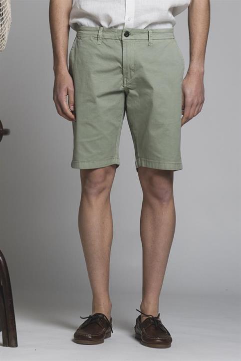 CHINO SHORT COMF.TWILL STRETCH G/D SALVIA