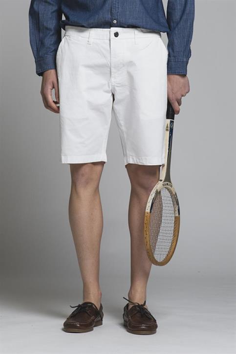 CHINO SHORT COMF.TWILL STRETCH G/D WHITE