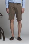 CHINO SHORT COMF.TWILL STRETCH G/D MUD