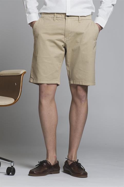 CHINO SHORT COMF.TWILL STRETCH G/D DESERT
