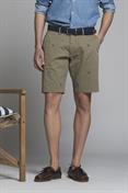 CHINO SHORT COMF.TWILL STRETCH G/D EMBROIDERY SALVIA
