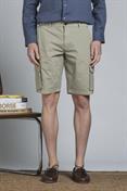 CARGO SHORT COMF.POPELINE STRETCH G/D TAUPE