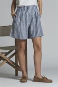 SHORT CHINO PANTS PENCES MIX.LIN.STRIPE Y/D BLUE STRIPE