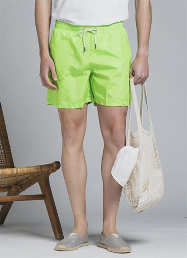 SWIMMING TRUNKS POLYESTER GREEN FLUO