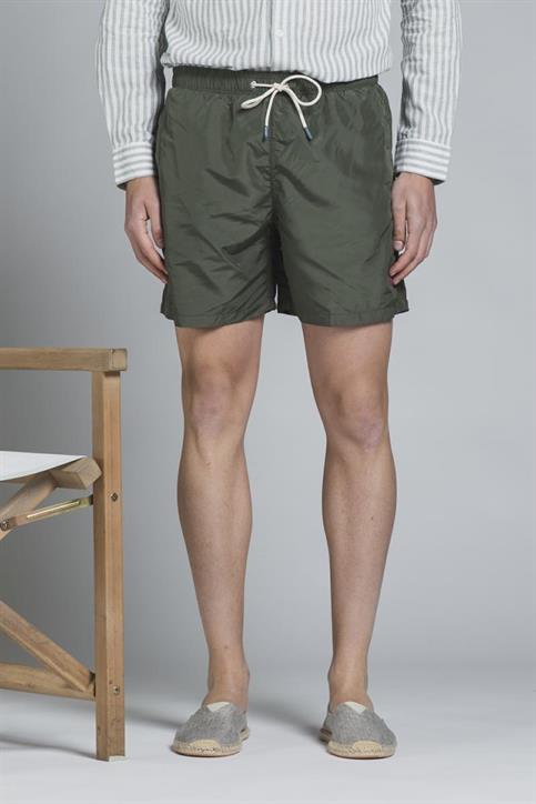 SWIMMING TRUNKS POLYESTER MIL.GREEN