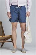SWIMMING TRUNKS POLYESTER BLUE