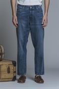 CHINO LONG REG. 5 PKT DENIM MID.BLUE