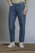 CHINO LONG JAPAN CROP 5 PKT DENIM BLUE