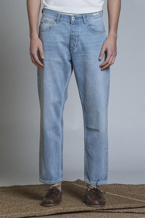 CHINO LONG JAPAN CROP 5 PKT DENIM LT.BLUE