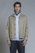 OVERSHIRT JKT POPELINE CANVAS F/D DESERT