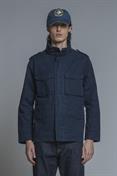 FIELD JKT COTTON SLUB STONE WASH NAVY