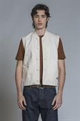 GILET BULL DENIM SOFT WASH OFF WHITE