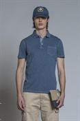POLO PKT S/S JERSEY SLUB G/D LT.AVION