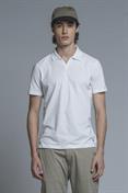 POLO SKIPPER S/S COTTON/LINEN SOFT WASH WHITE