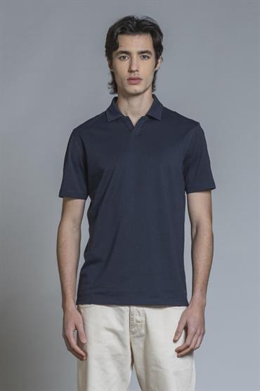 POLO SKIPPER S/S MERCERIZED JERSEY NAVY