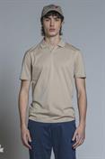 POLO SKIPPER S/S MERCERIZED JERSEY DESERT
