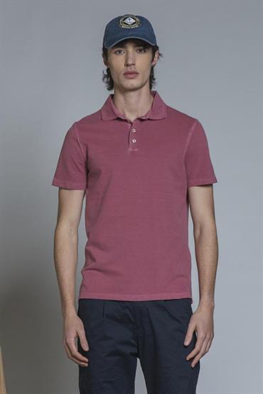 POLO FRENCH COLLAR S/S PIQUET STRETCH G/D PINK