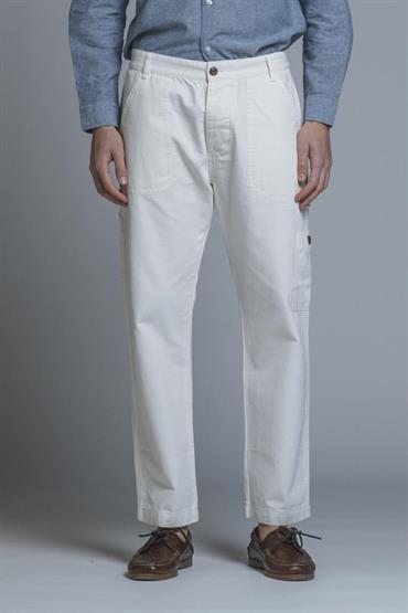 FATIGUE WORK LONG COMF.CANVAS F/D WHITE