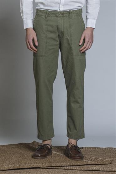 FATIGUE LONG COMF.COTTON SLUB F/D MIL.GREEN