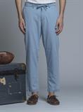 CHINO LONG COMF.CHAMBRAY G/W LT.BLUE