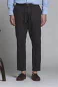CHINO LONG COMF.MIXED LINEN G/D BLACK