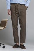 CHINO LONG COMF.MIXED LINEN G/D MUD
