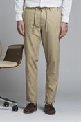CHINO LONG COMF.MIXED LINEN G/D DESERT