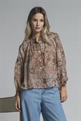 SHIRT L/S MUSSOLA ALLOVER PRINT MULTICOLOR