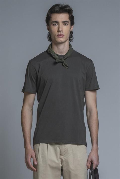 T-SHIRT S/S JERSEY SOLID G/D ARMY GREEN