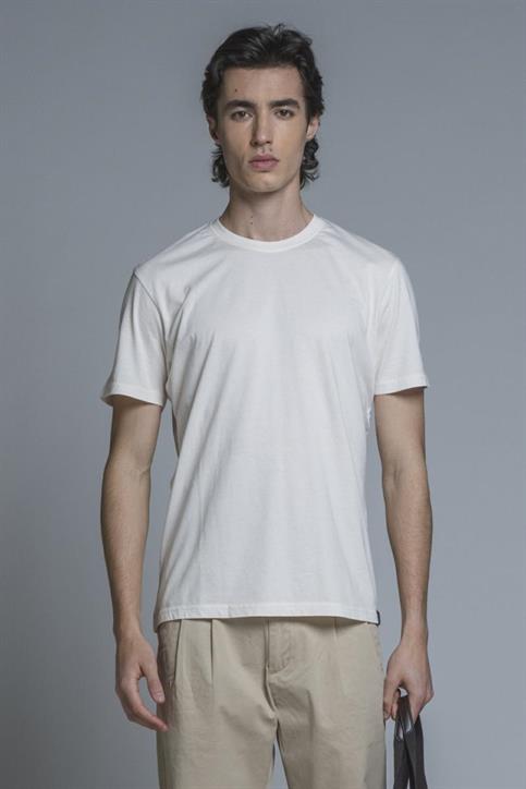 T-SHIRT S/S JERSEY SOLID G/D OFF WHITE