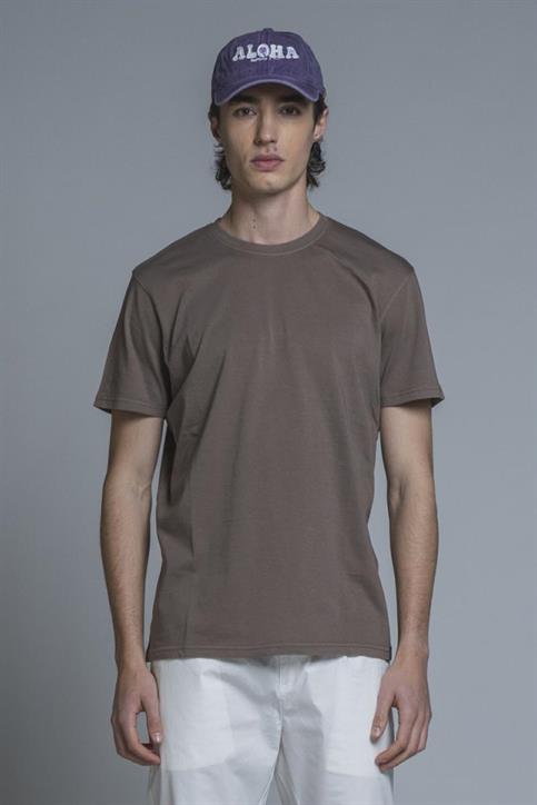 T-SHIRT S/S JERSEY SOLID G/D MUD