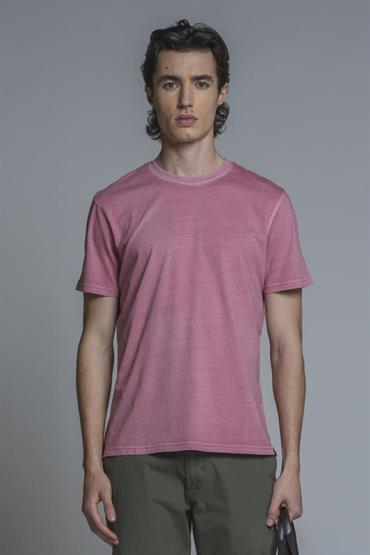 T-SHIRT S/S JERSEY SOLID G/D PINK