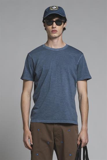 T-SHIRT S/S JERSEY SLUB G/D LT.AVION