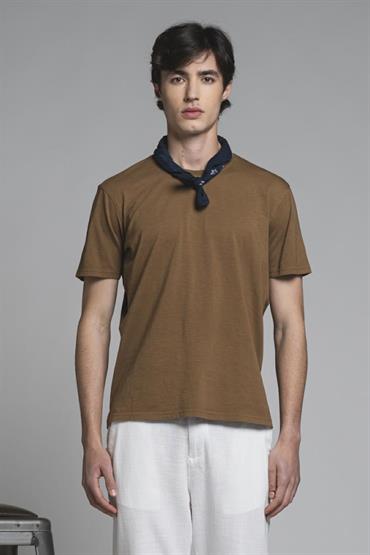 T-SHIRT S/S JERSEY SLUB G/D MOCHA