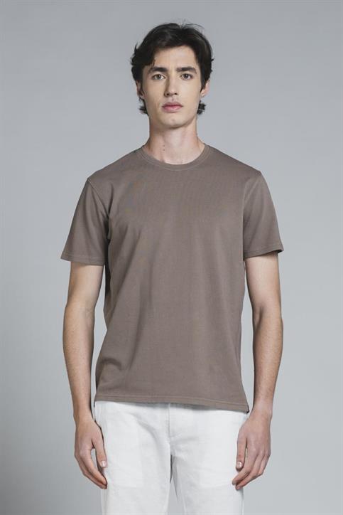 TSHIRT S/S PIQUET STRETCH G/D MUD