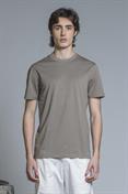TSHIRT S/S MERCERIZED JERSEY TAUPE