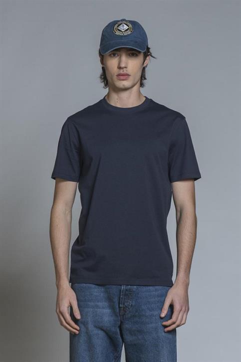TSHIRT S/S MERCERIZED JERSEY NAVY